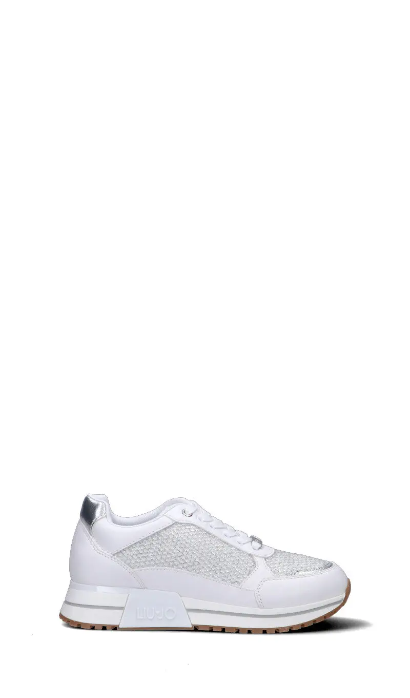 Sneaker donna bianca/argento Vario
