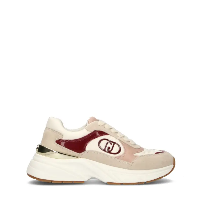 Sneaker donna bianca/beige Vario