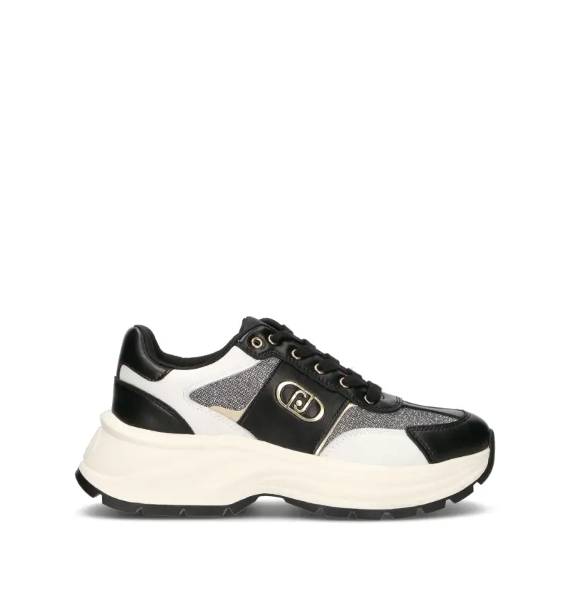 Sneaker donna nera/bianca Vario