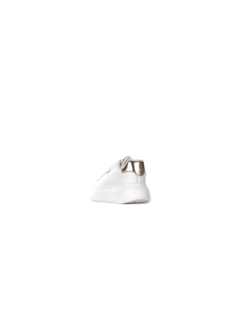 Sneakers Donna LIU JO White gold Babol 01 sneaker leather miniatura 2