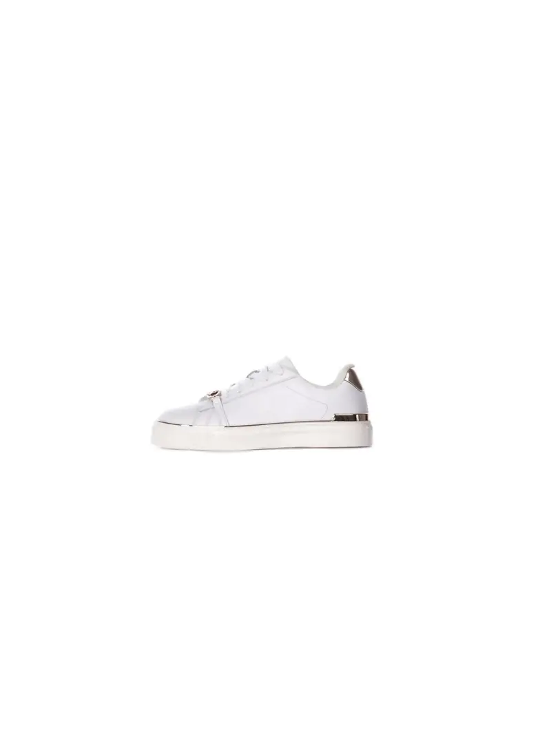 Sneakers Donna LIU JO White gold Kiki 01 sneaker calf leatmeta
