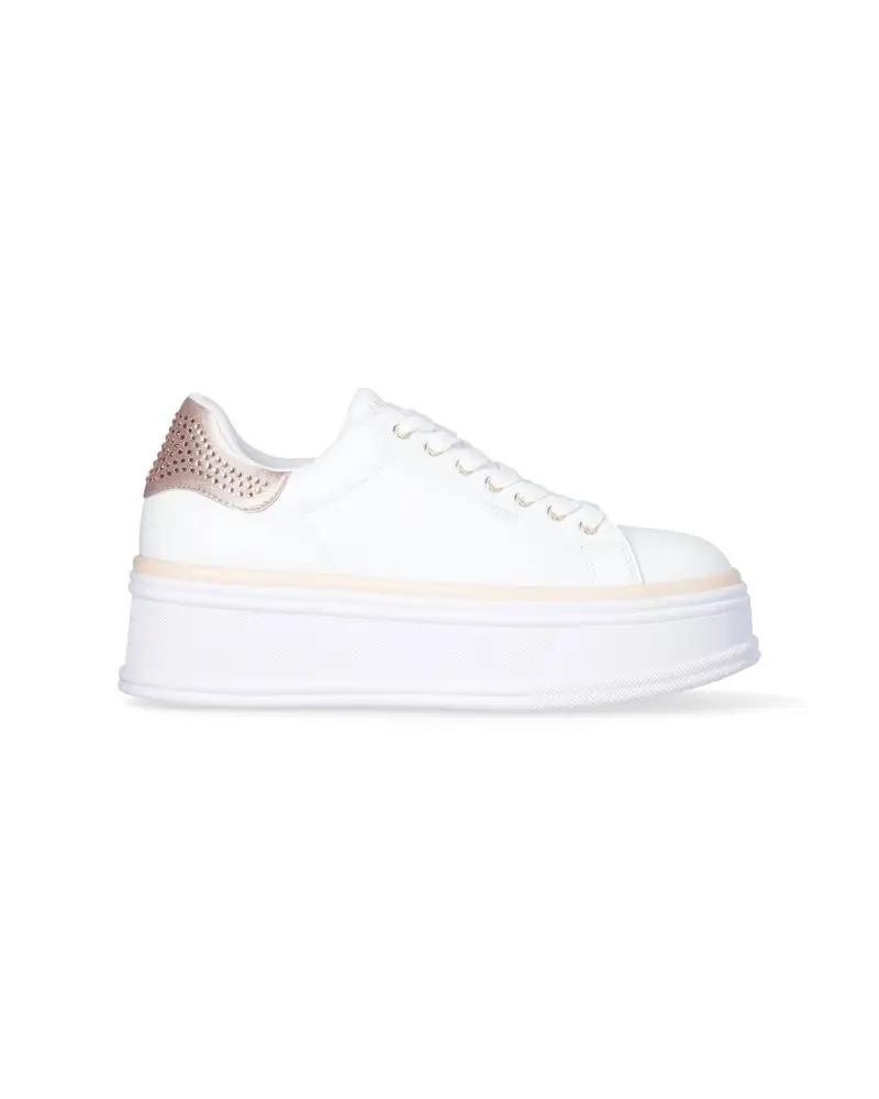 sneakers donna selma 16 in pelle bianca ba5101px190 BIANCO