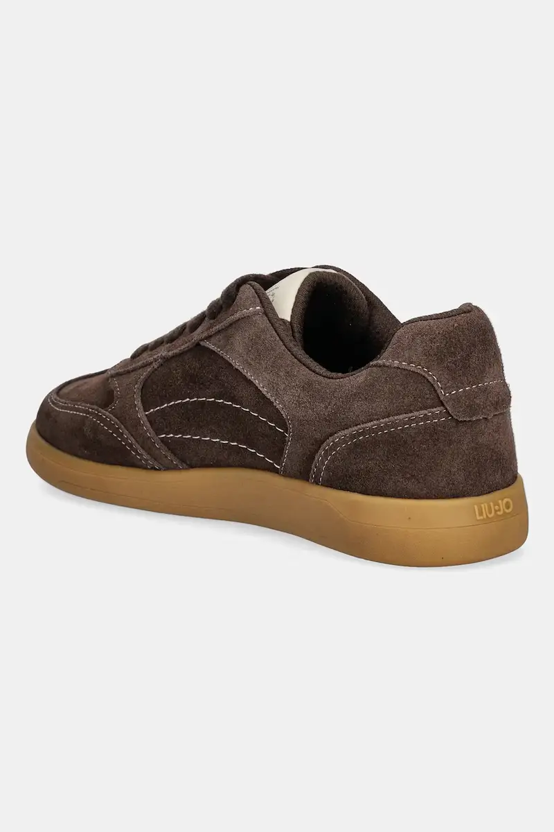 sneakers in camoscio CONNOR 01 donna colore marrone BF5069PX002S3830 miniatura 3