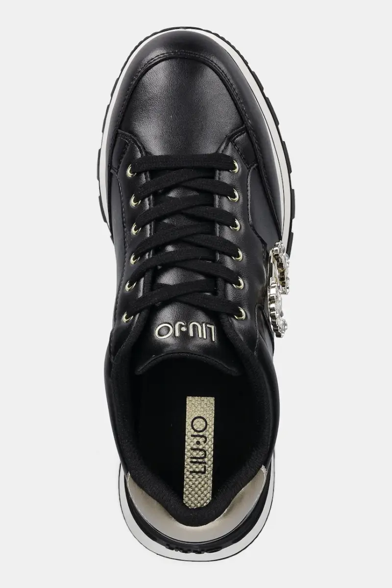 sneakers in pelle AMAZING donna colore nero BF5043PX026S1189 miniatura 4