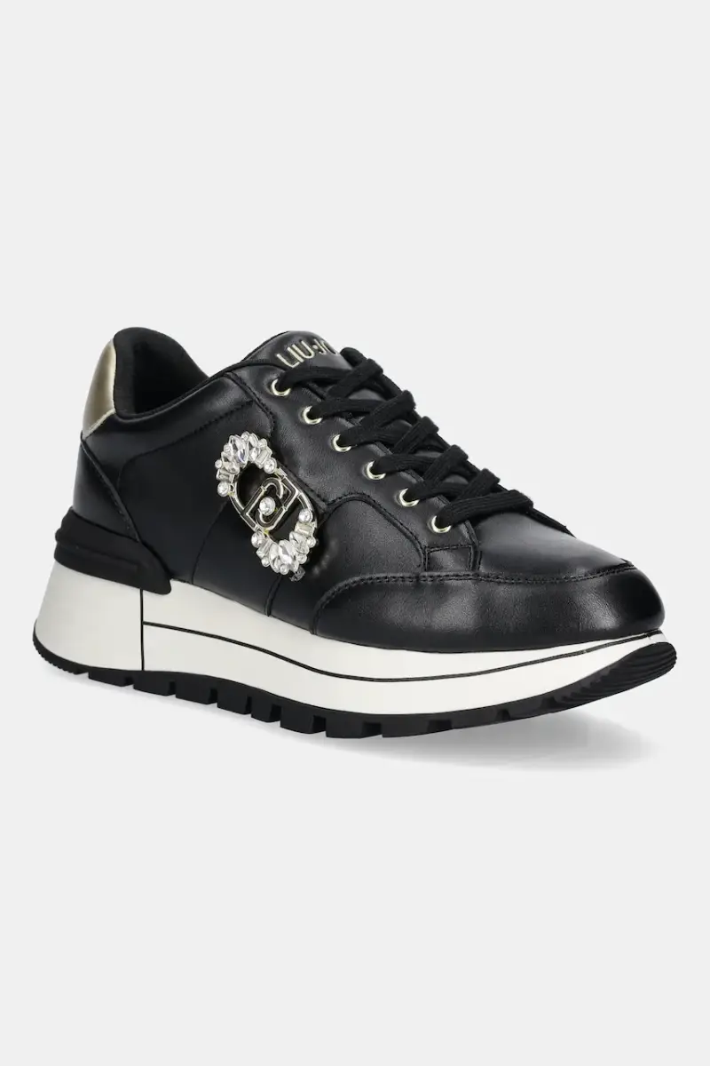 sneakers in pelle AMAZING donna colore nero BF5043PX026S1189