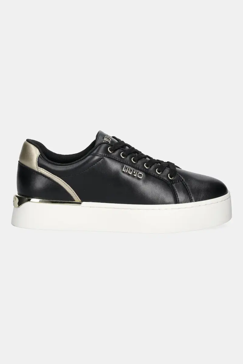 sneakers in pelle PRETTY 06 donna colore nero BF5041PX026S1189 miniatura 2
