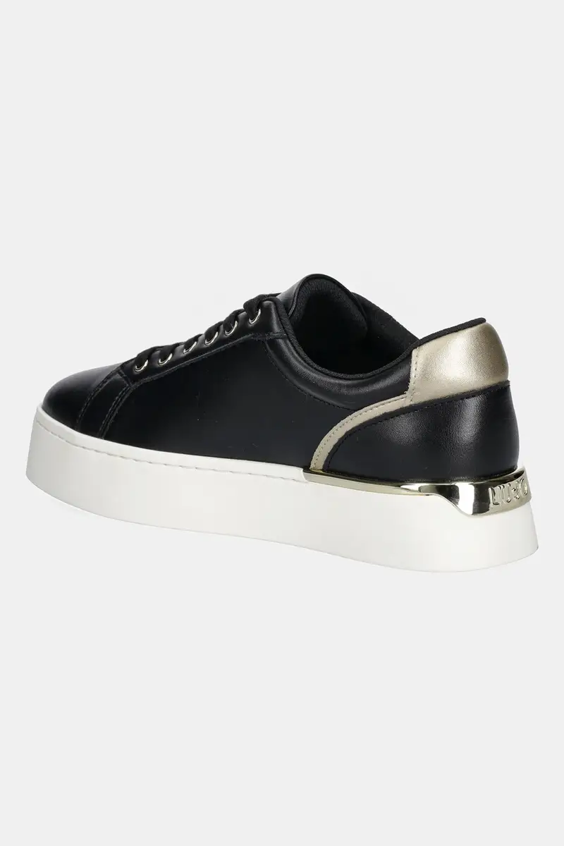 sneakers in pelle PRETTY 06 donna colore nero BF5041PX026S1189 miniatura 3