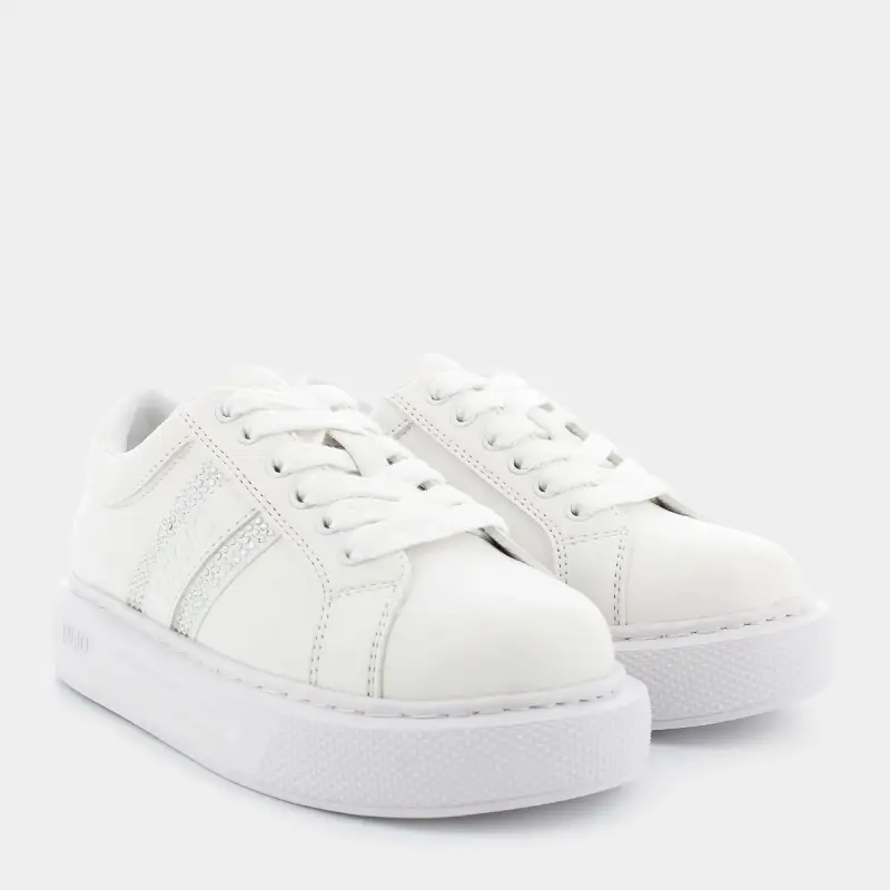 Sneakers Liu-jo da Bambina, bianco miniatura 2