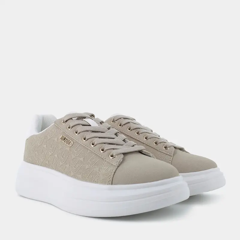 Sneakers Liu-jo da Donna, beige miniatura 2