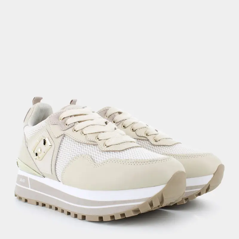 Sneakers Liu-jo da Donna, beige miniatura 2