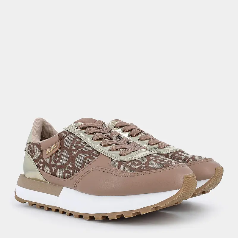 Sneakers Liu-jo da Donna, beige miniatura 2