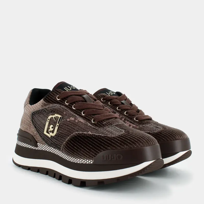 Sneakers Liu-jo da Donna, marrone miniatura 2