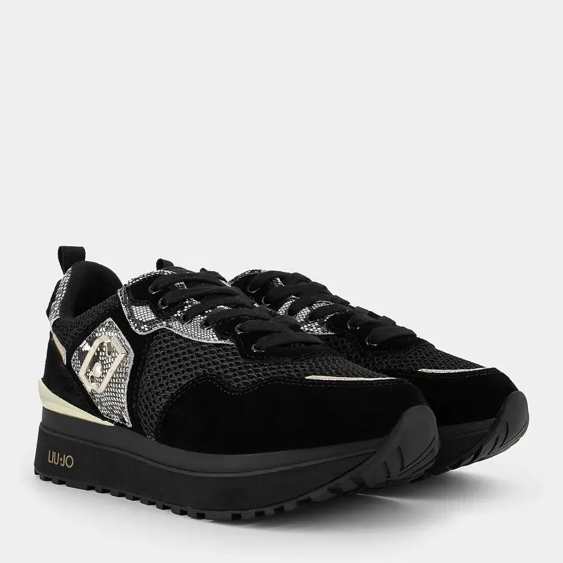 Sneakers Liu-jo da Donna, nero miniatura 2