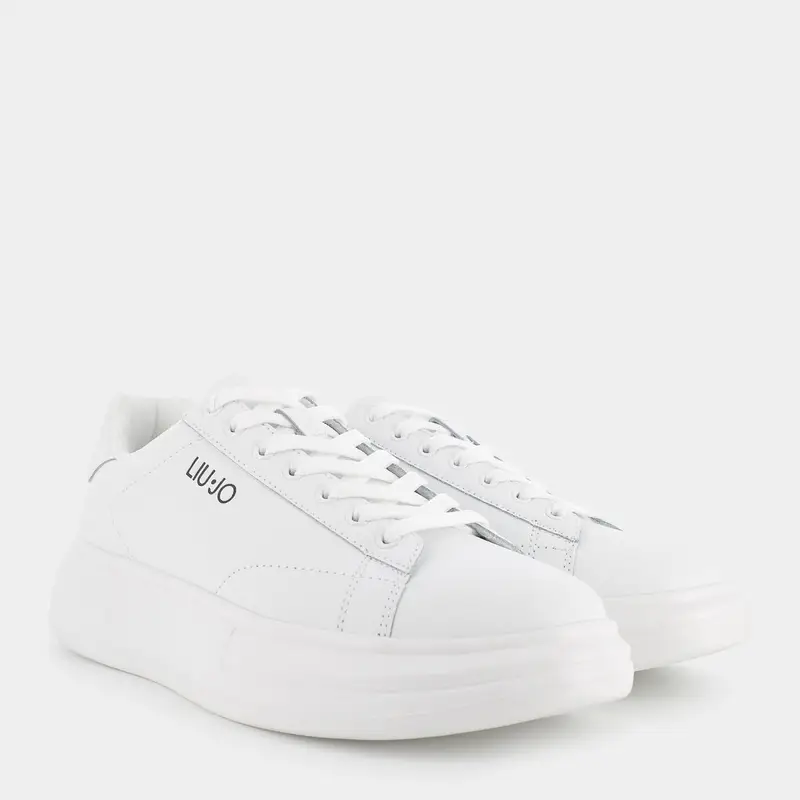 Liu Jo Sneakers Uomo bianche in pelle miniatura 2