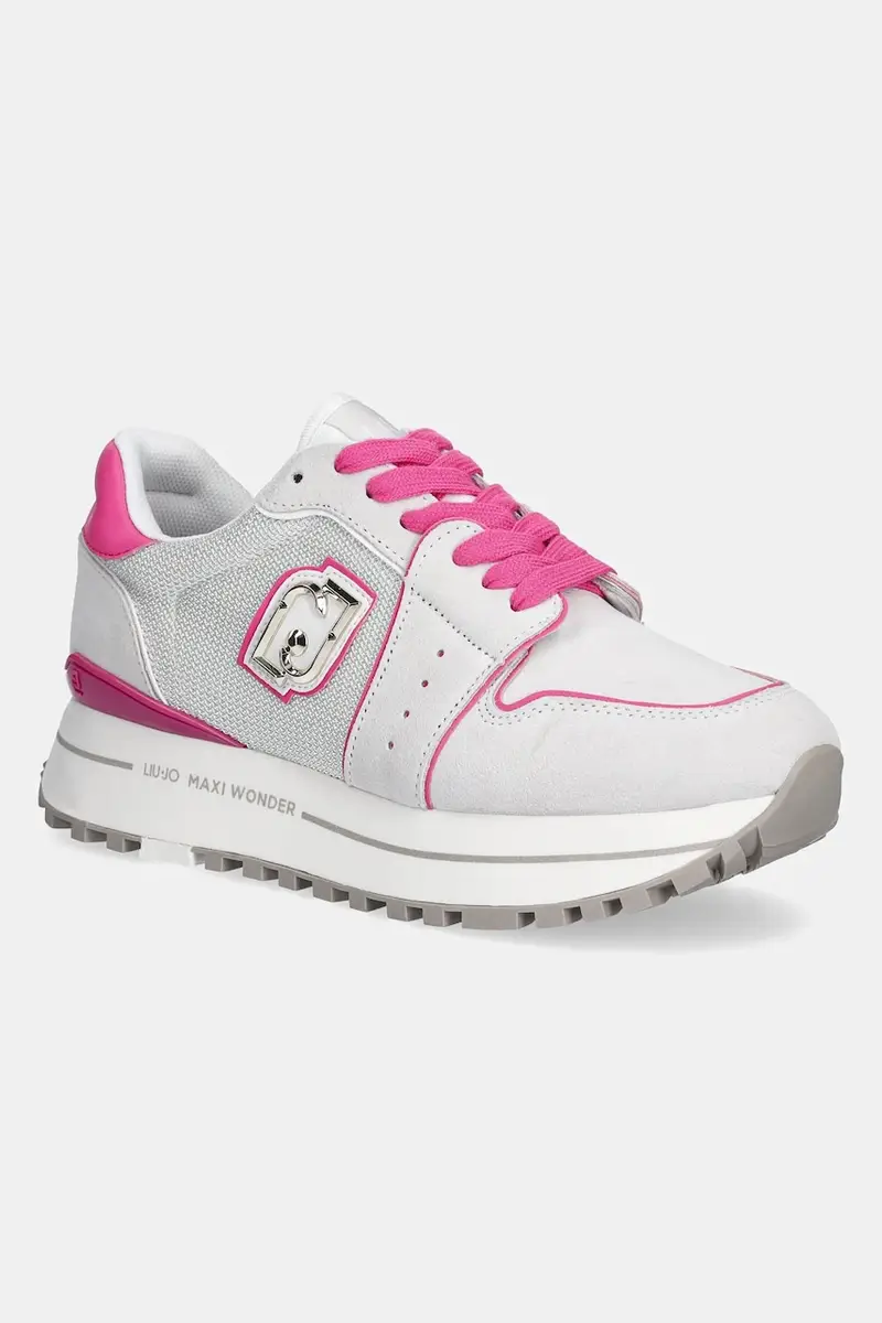 sneakers LIU JO MAXI WONDER 85 colore grigio BA5029PX027S3606