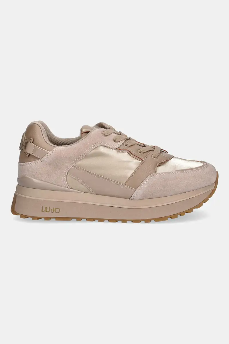 sneakers LIU JO MAXI WONDER 91 donna colore beige BF5005PX52251308 miniatura 2