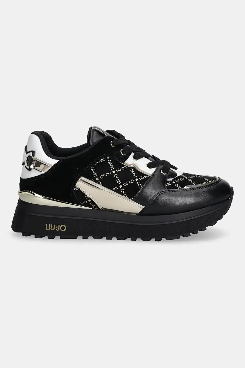 sneakers LIU JO MAXI WONDER 91 donna colore nero BF5005PX68122222 miniatura 2