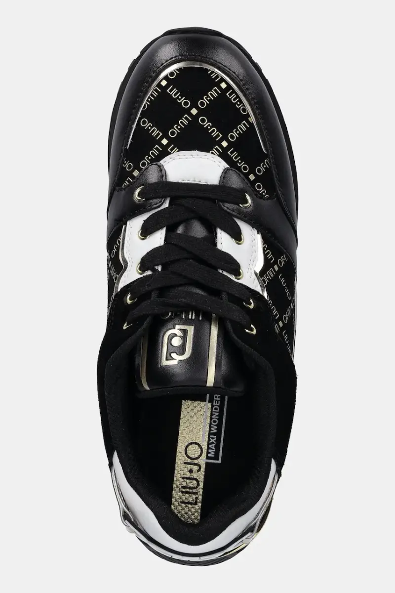 sneakers LIU JO MAXI WONDER 91 donna colore nero BF5005PX68122222 miniatura 4