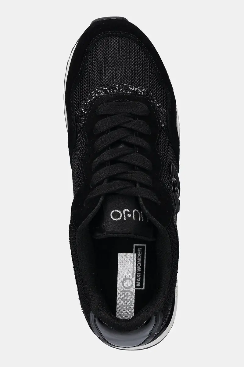 sneakers LIU JO MAXI WONDER LOW 02 donna colore nero BF5015TX49322222 miniatura 4