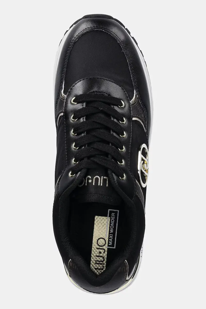 sneakers LIU JO MAXI WONDER PLUS 01 donna colore nero BF5011PX77622222 miniatura 4