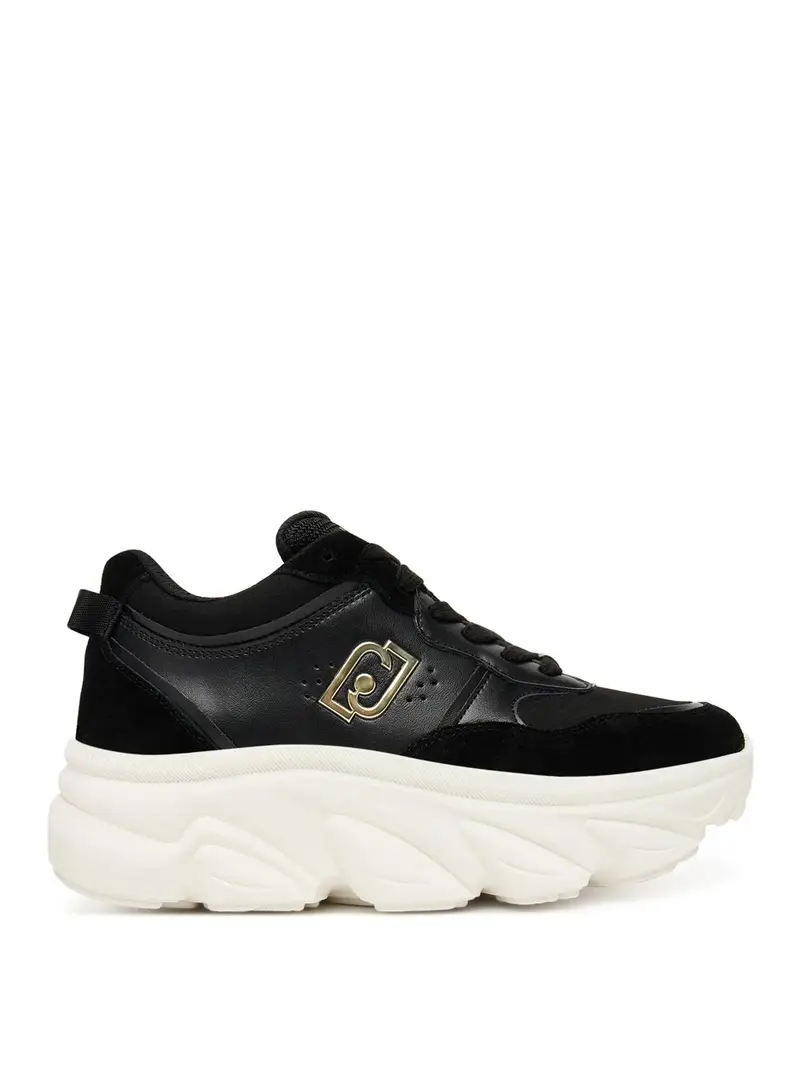 sneakers liu jo steffy 01 da donna - nero