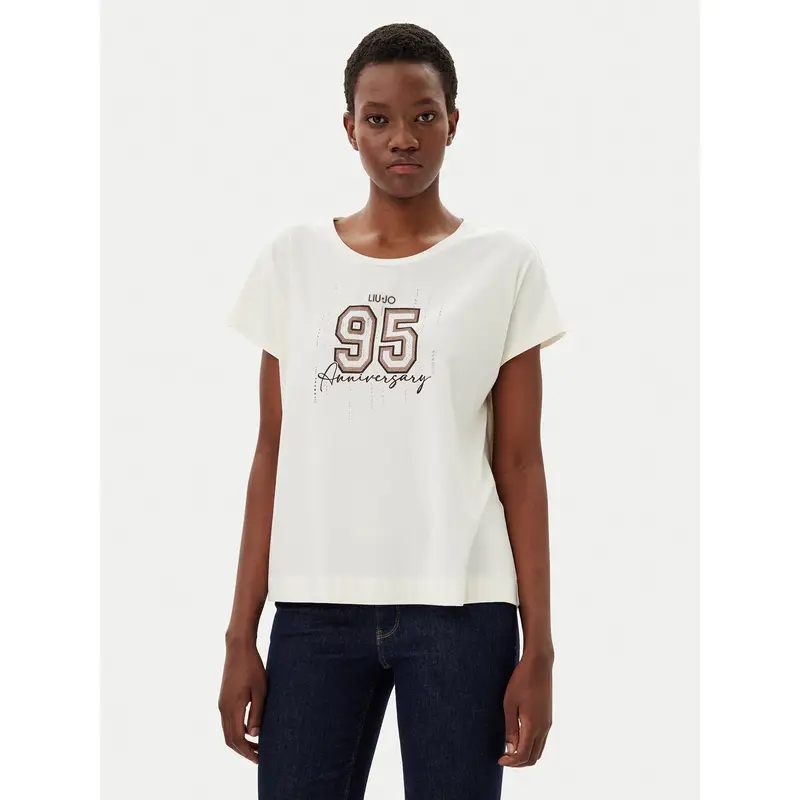 Liu Jo Sport T-shirt Beige 3221000