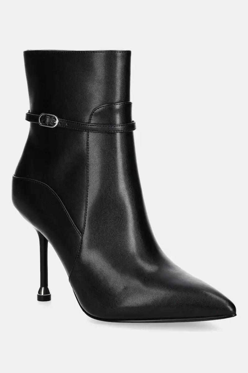 stivaletti alla caviglia in pelle DEMI 06 donna colore nero SF5005P010222222