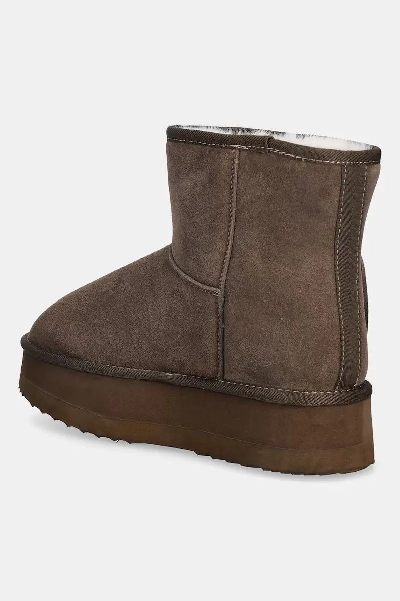 stivali da neve in camoscio JANE 09 Marrone miniatura 3