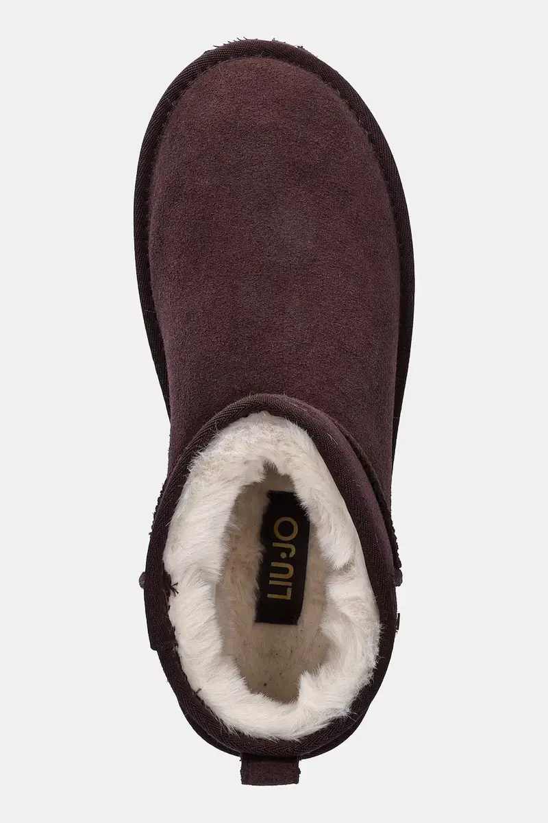 stivali da neve in camoscio JIL 01 Marrone miniatura 4