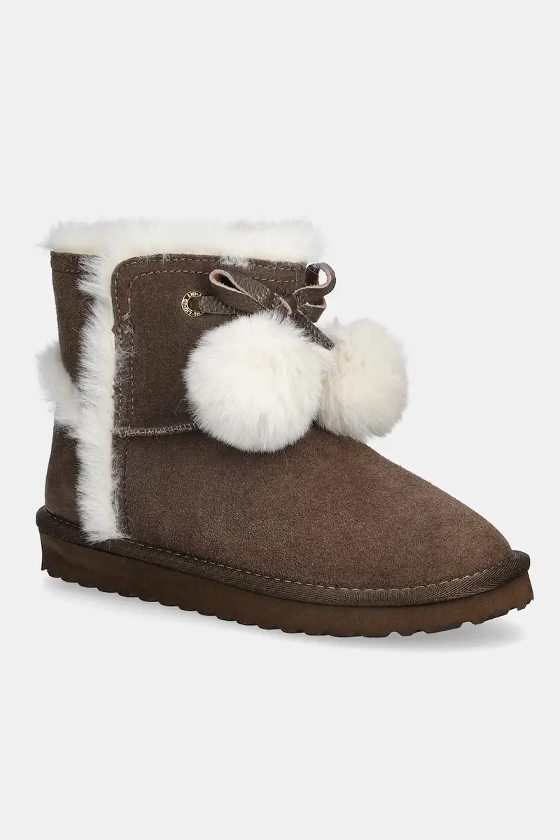 stivali da neve in camoscio JIL 05 colore marrone SF5101PX002S3830