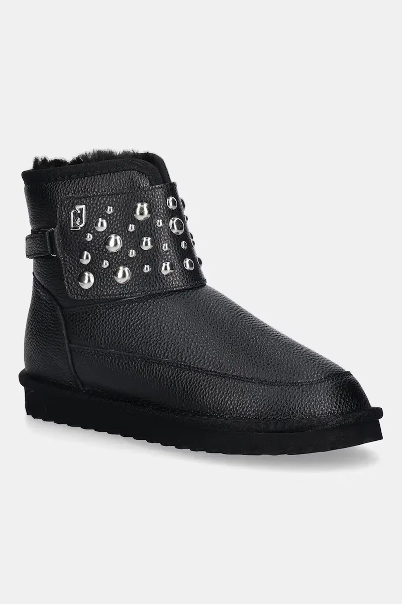 stivali da neve in pelle JIL 08 colore nero SF5103PX10822222