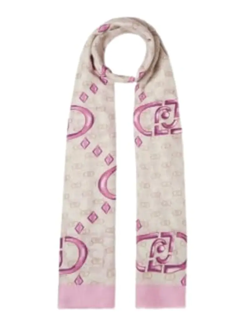 LIU JO Stola con logo 90 x 180 cm Non definito X0661 BRIGHT CANDY