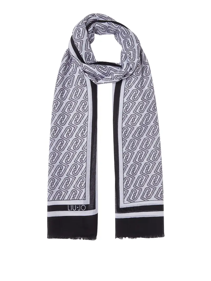 stola liu jo new logo chain da donna - nero