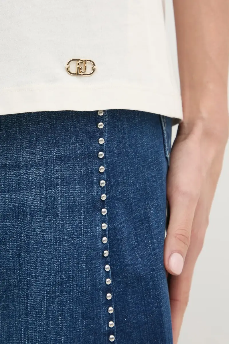 Liu Jo T-shirt Donna Beige 3291702 miniatura 5