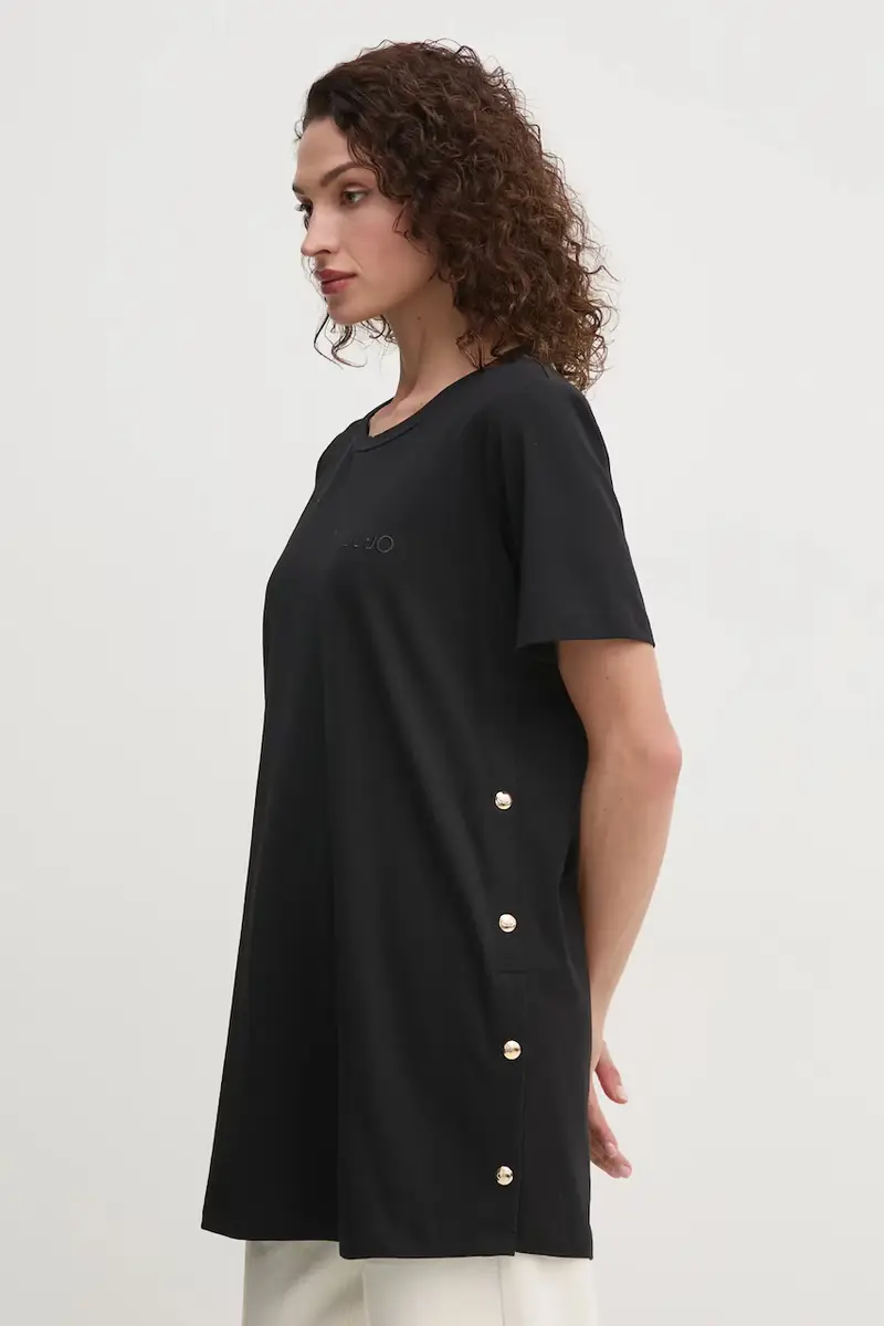 Liu Jo T-shirt Donna Nero 3150578 miniatura 2