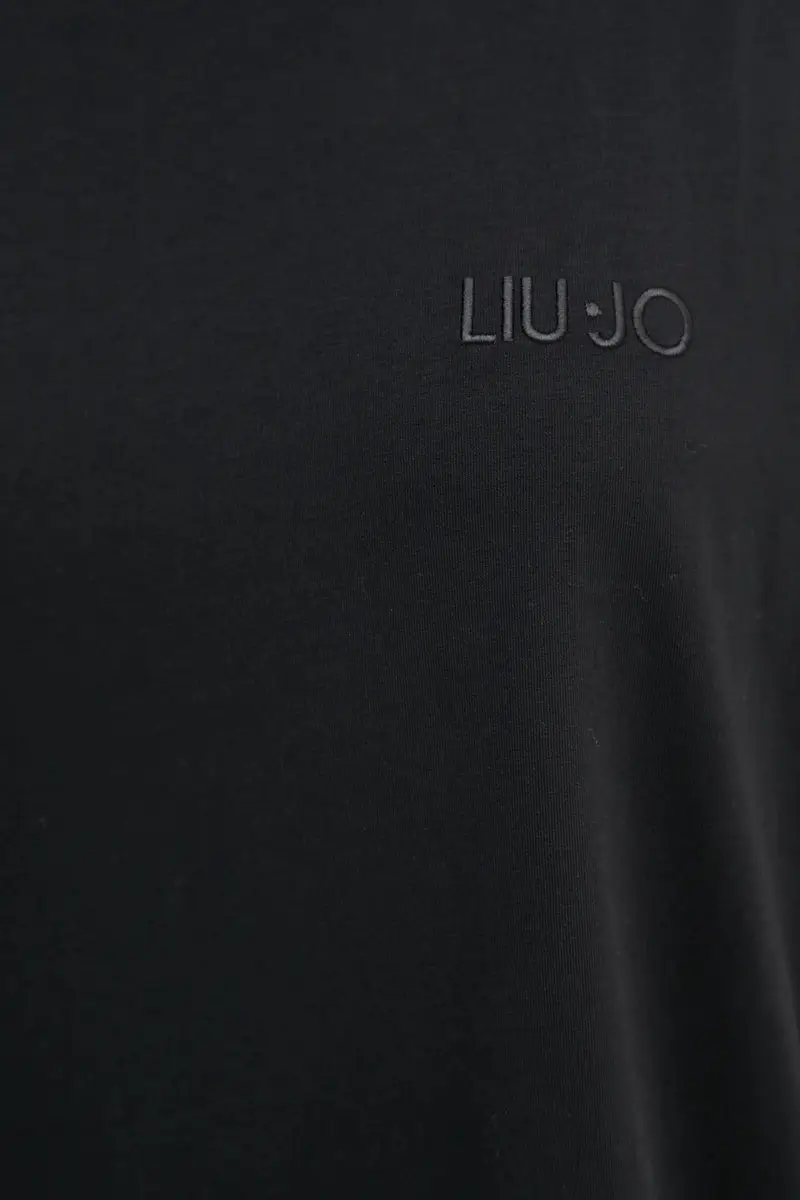 Liu Jo T-shirt Donna Nero 3150578 miniatura 5