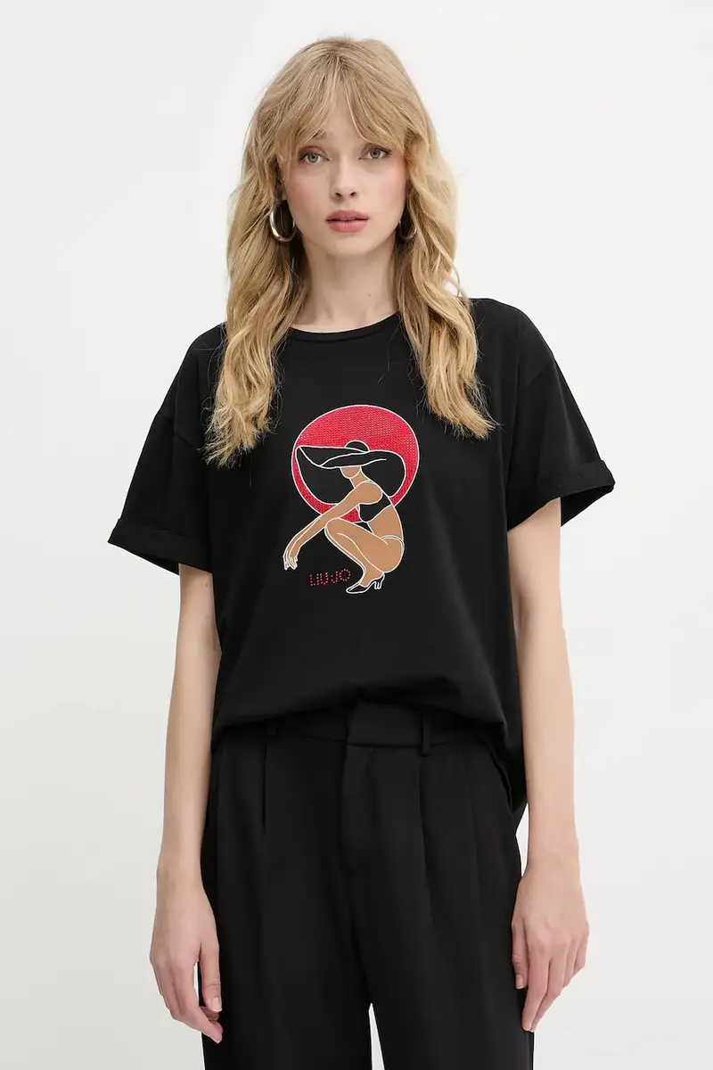 Liu Jo T-shirt Donna Nero 2889706