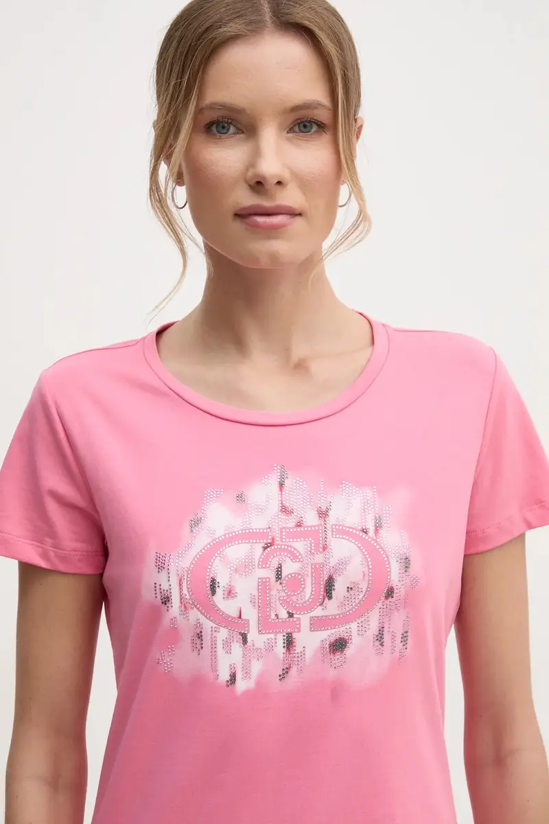 Liu Jo T-shirt Donna Rosa 3338656 miniatura 4