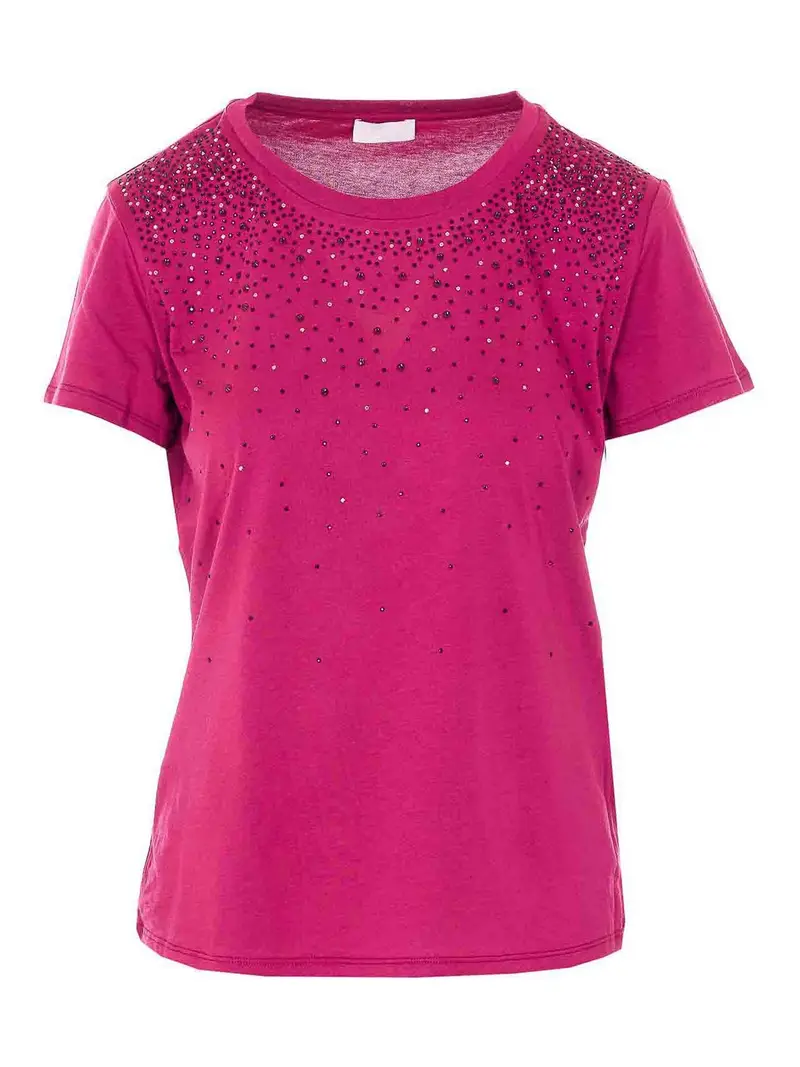 T-shirt fucsia Multicolore
