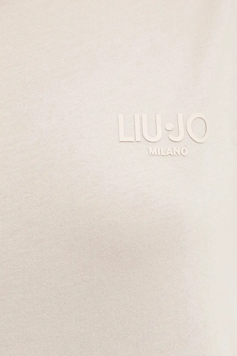 Liu Jo T-shirt Donna Beige 3291685 miniatura 4