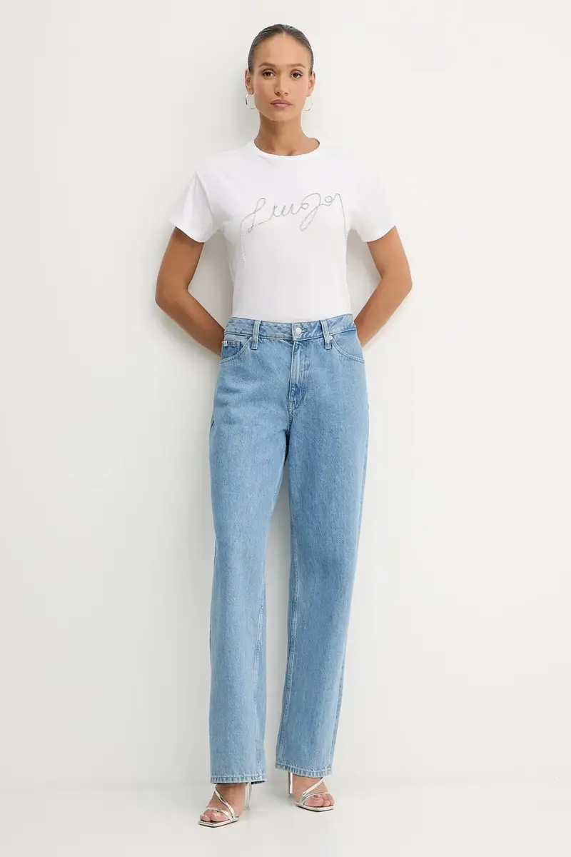 Liu Jo T-shirt Donna Bianco 3423593 miniatura 2