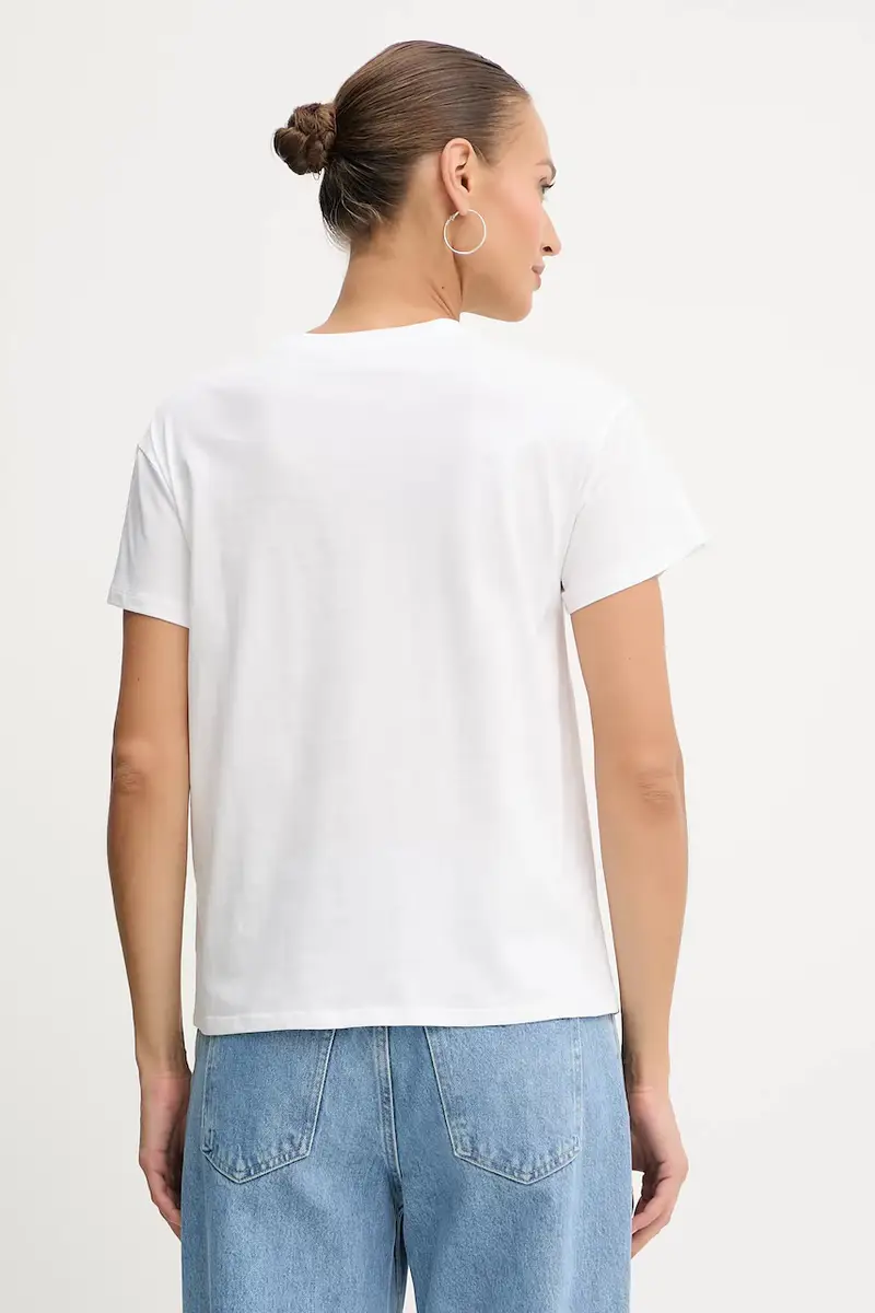 Liu Jo T-shirt Donna Bianco 3423593 miniatura 3