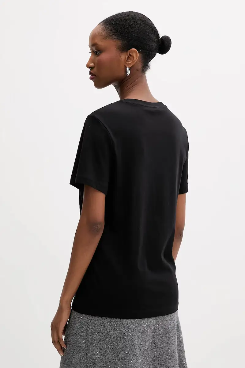 Liu Jo T-shirt Donna Nero 3643390 miniatura 3