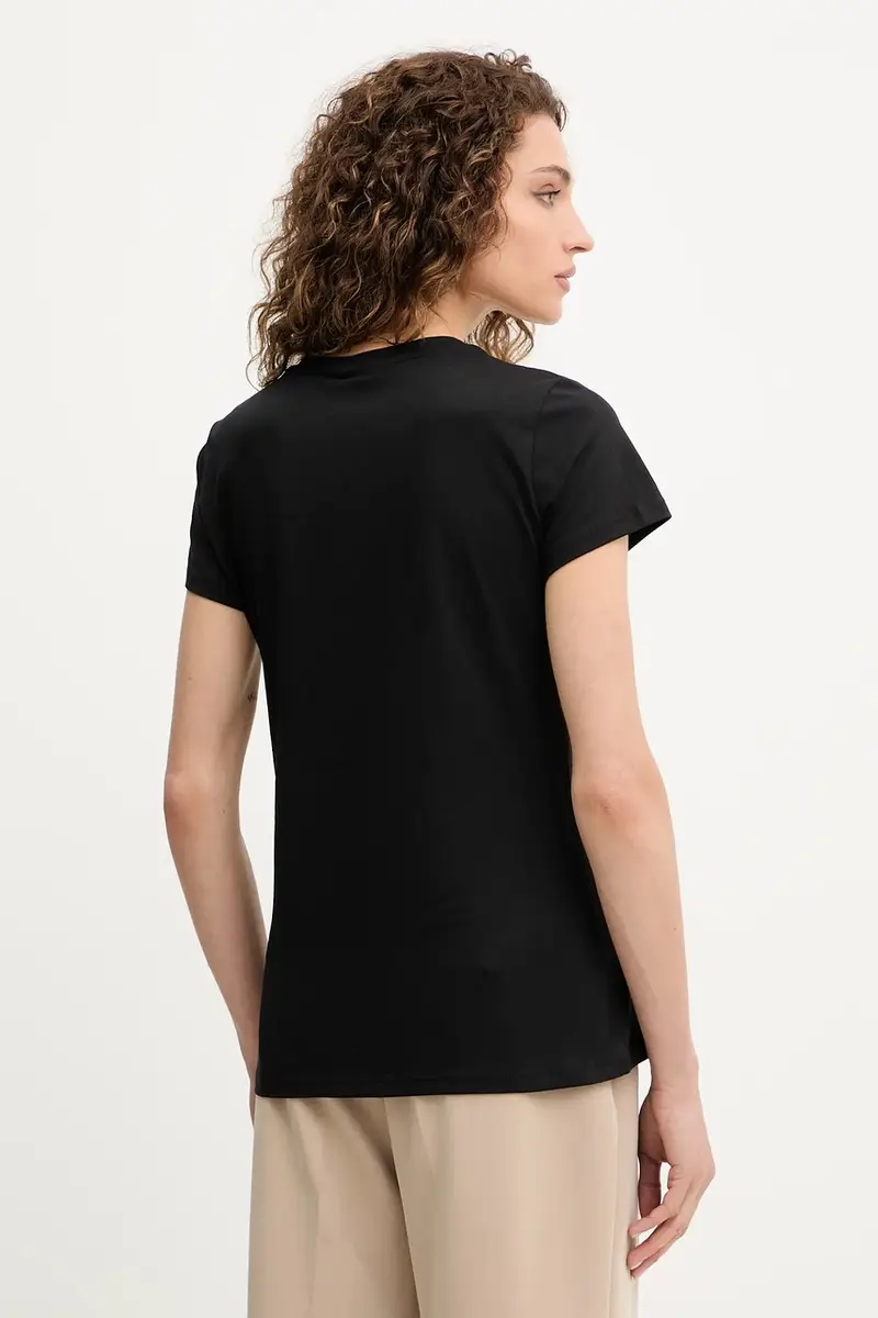 Liu Jo T-shirt Donna Nero 3640752 miniatura 3
