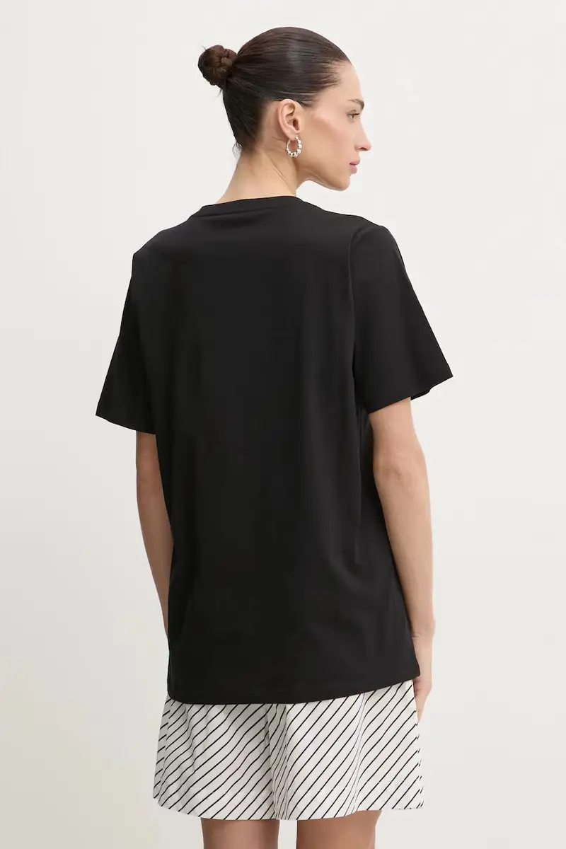 Liu Jo T-shirt Donna Nero 3335645 miniatura 3