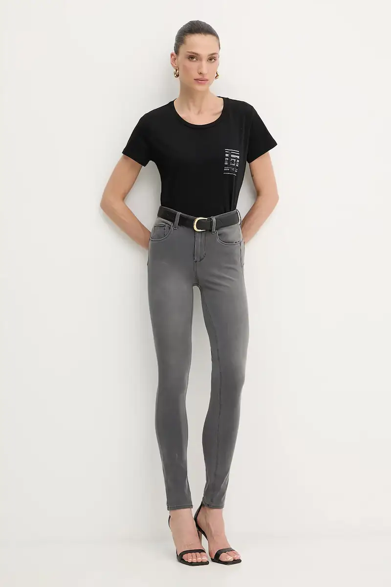 Liu Jo T-shirt Donna Nero 3637321 miniatura 2