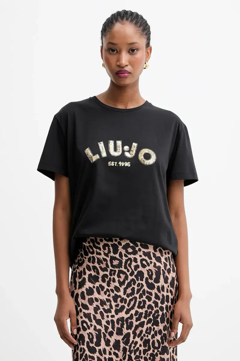 Liu Jo T-shirt Donna Nero 3638528