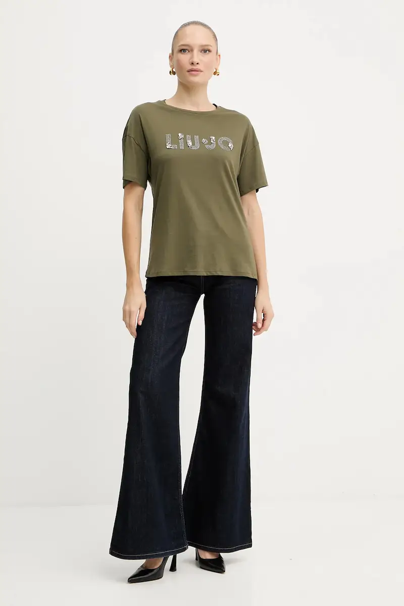 Liu Jo T-shirt Donna Verde 3669493 miniatura 2