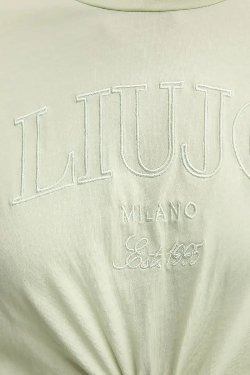 Liu Jo T-shirt Donna Verde 3159009 miniatura 5