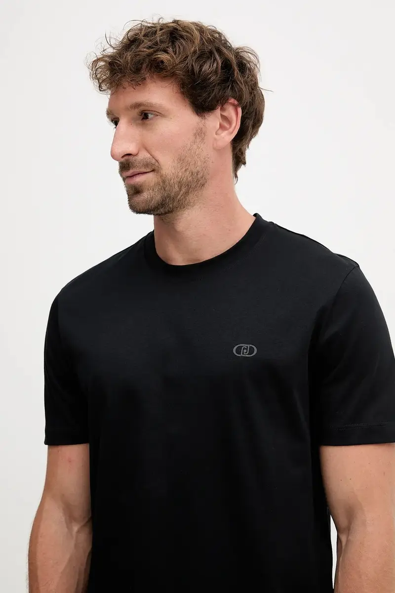Liu Jo T-shirt Uomo Nero 3645220 miniatura 4